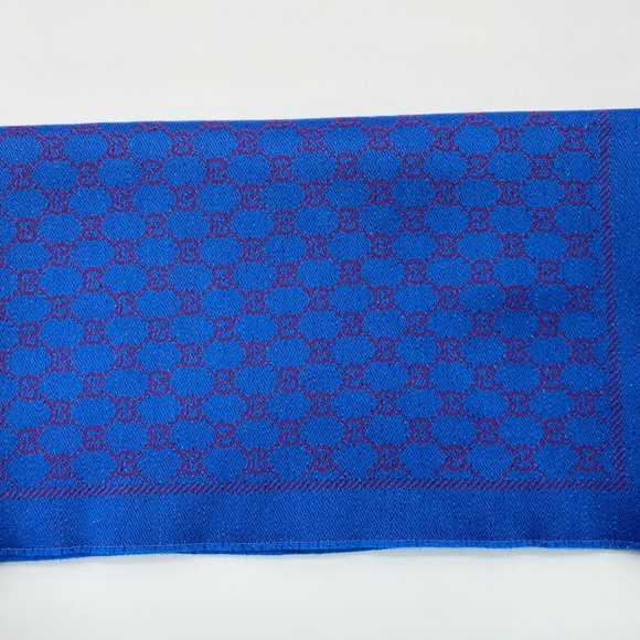 Gucci Wool Silk Jacquard GG Monogram Stenix Scarf - Picture 7 of 14